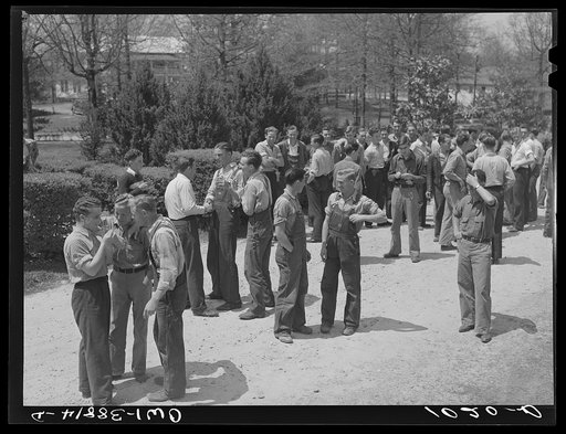 Miscellaneous lot of photographs by Barbara Wright. National Youth Administration (NYA), Works Progress Administration (WPA) and Civilian Conservation Corps (CCC)