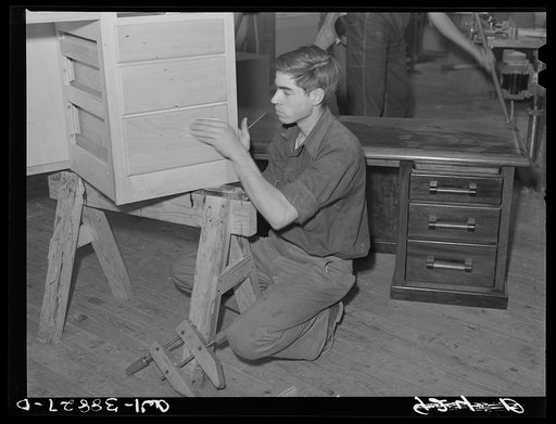 Miscellaneous lot of photographs by Barbara Wright. National Youth Administration (NYA), Works Progress Administration (WPA) and Civilian Conservation Corps (CCC)
