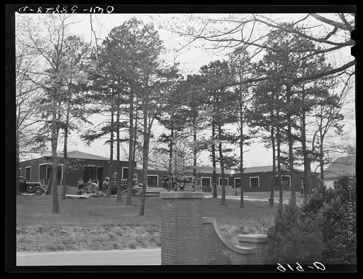 Miscellaneous lot of photographs by Barbara Wright. National Youth Administration (NYA), Works Progress Administration (WPA) and Civilian Conservation Corps (CCC). Habersham, Georgia. NYA training center