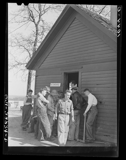 Miscellaneous lot of photographs by Barbara Wright. National Youth Administration (NYA), Works Progress Administration (WPA) and Civilian Conservation Corps (CCC). Habersham, Georgia