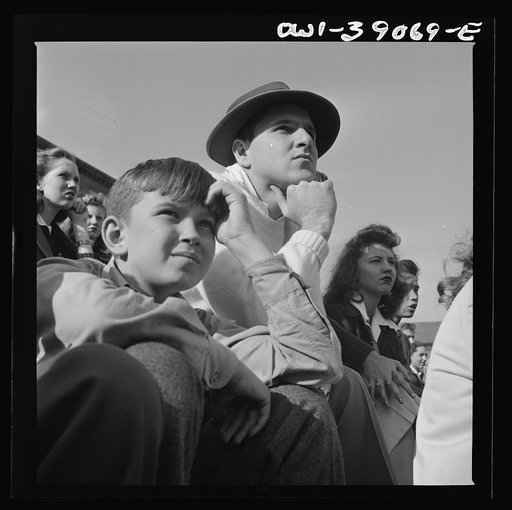 Washington, D.C. Watching a football game at Woodrow Wilson High School