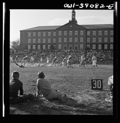 Washington, D.C. A football game at Woodrow Wilson High School