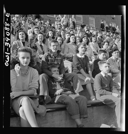 Washington, D.C. Football fans at Woodrow Wilson High School