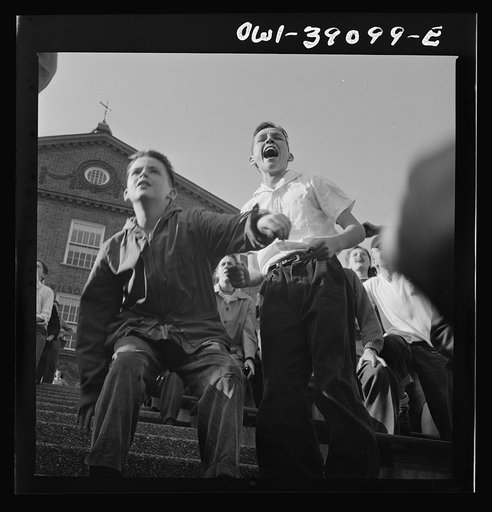 Washington, D.C. Football fans at Woodrow Wilson High School