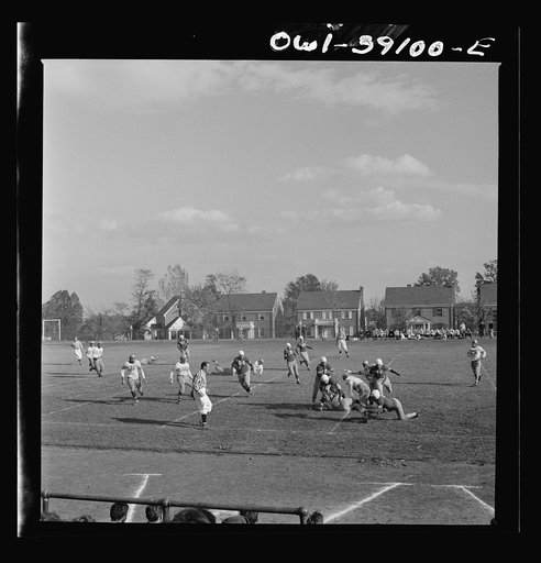 Washington, D.C. A football game at Woodrow Wilson High School