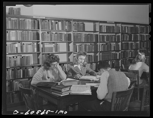 Washington, D.C. In the library at the Woodrow Wilson High School