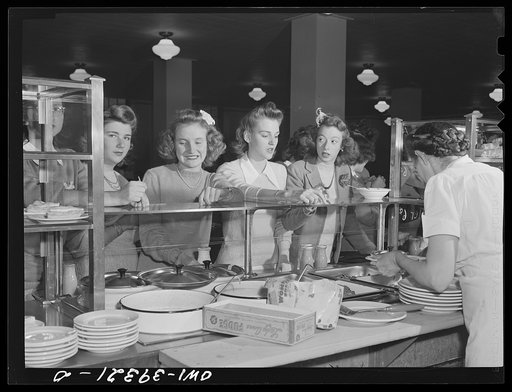 Washington, D.C. In the cafeteria at Woodrow Wilson High School