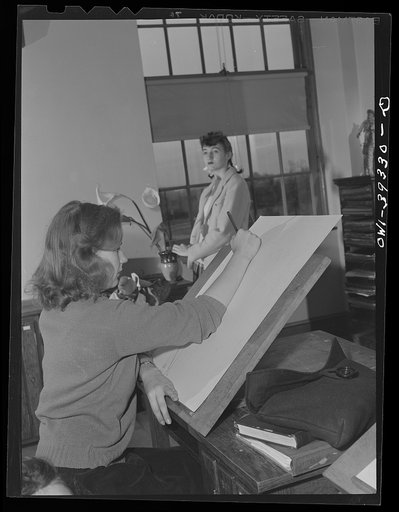 Washington, D.C. Art class at Woodrow Wilson High School