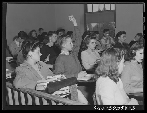 Washington, D.C. A chemistry class at Woodrow Wilson High School