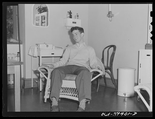 Washington, D.C. A boy who has come into the infirmary at Woodrow Wilson High School for a note which will enable him to get breakfast from the cafeteria