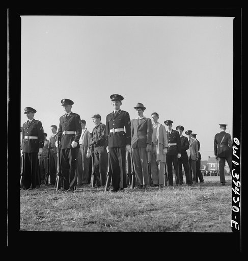 Washington, D.C. Members of the Wilson High School cadet corps