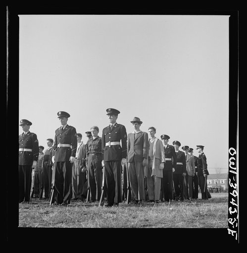 Washington, D.C. Members of the Woodrow Wilson High School cadet school