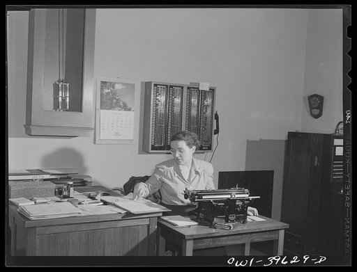 Washington, D.C. One of the office staff at Woodrow Wilson High School