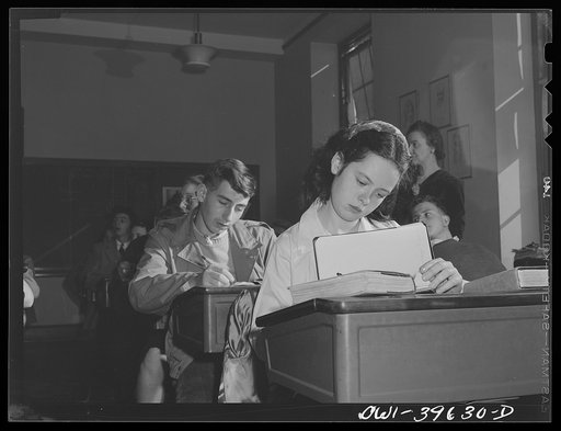 Washington, D.C. Algebra students at Woodrow Wilson High School