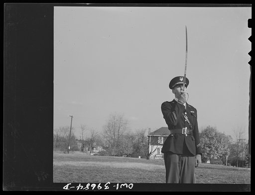 Untitled photo, possibly related to: Washington, D.C. Walter Spangenberg is a captain in the Cadet Corps at Woodrow Wilson High School
