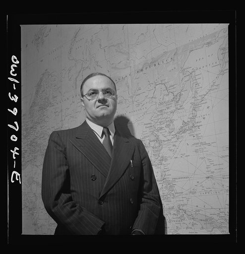 Untitled photo, possibly related to: Hermann Spitzer, consultant on psychological warfare. Far East Section, Overseas Branch, Office of War Information