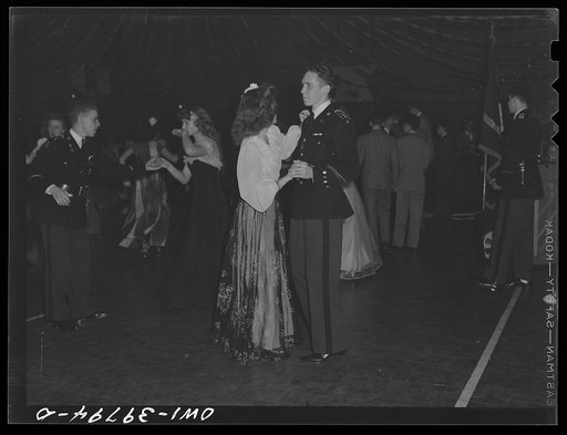 Untitled photo, possibly related to: Washington, D.C. Walter Spangenberg at the regimental ball held at Woodrow Wilson High School