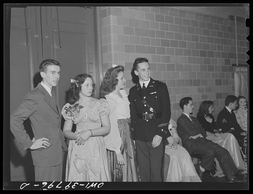 Washington, D.C. Walter Spangenberg at the regimental ball at Woodrow Wilson High School