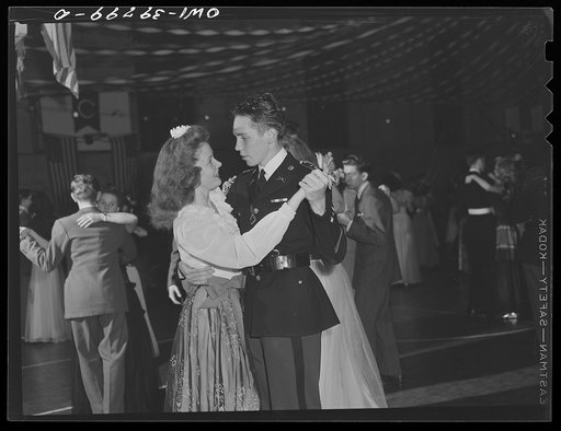 Washington, D.C. Walter Spangenberg at the regimental ball held at Woodrow Wilson High School