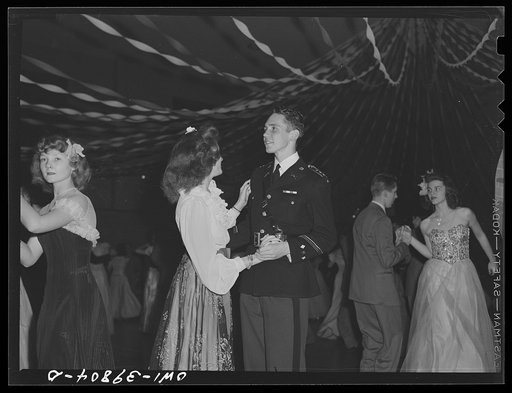 Washington, D.C. Walter Spangenberg at the regimental ball at Woodrow Wilson High School