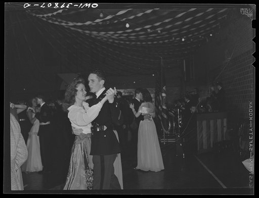 Untitled photo, possibly related to: Washington, D.C. Walter Spangenberg at the regimental ball held at Woodrow Wilson High School