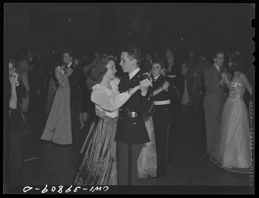 Washington, D.C. Walter Spangenberg and his date at the regimental ball at Woodrow Wilson High School