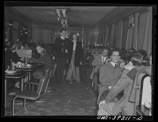 Washington, D.C. After the regimental ball at Woodrow Wilson High School, many students went to the Hot Shoppe to eat