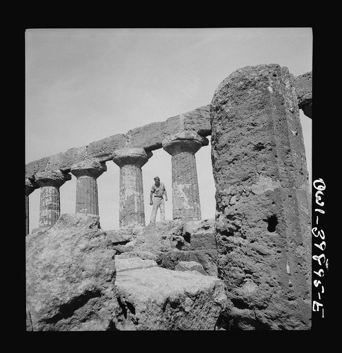 Agrigento, Sicily. Ruins of Greek temples