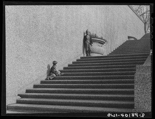 Washington, D.C. A boy playing in Meridan Hill Park