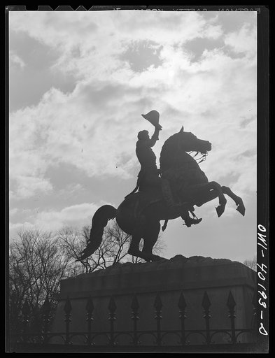 Washington, D.C. A statue in Lafayette Park