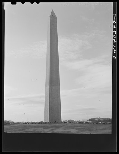 Untitled photo, possibly related to: Washington, D.C. The Mall, looking east from the steps of the Lincoln Memorial