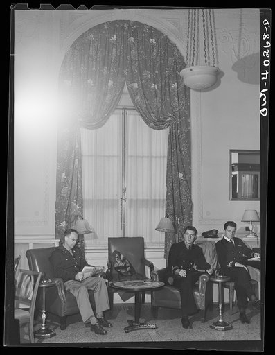 Washington, D.C. In the officers' lounge at the United Nations service center