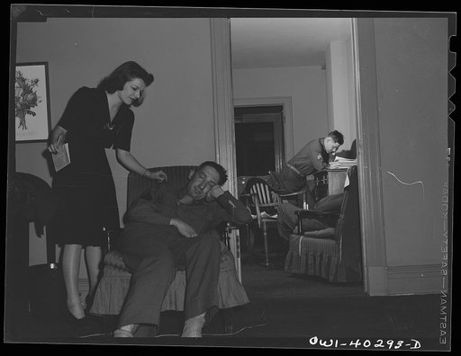 Washington, D.C. Servicemen who sleep in the lounge at the United Nations service center between trains can have an attendant wake them at a specific time
