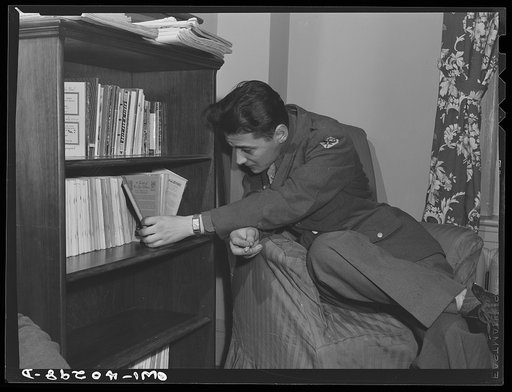 Washington, D.C. In the library at the United Nations service center