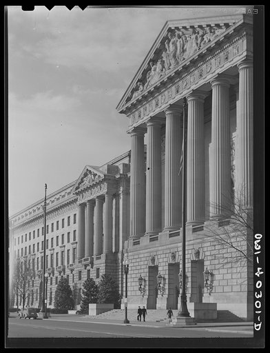 Washington, D.C. The departmental auditorium on Constitution Avenue