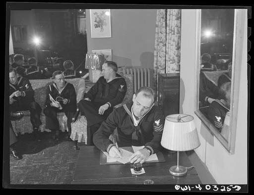 Washington, D.C. In the lounge at the United Nations service center