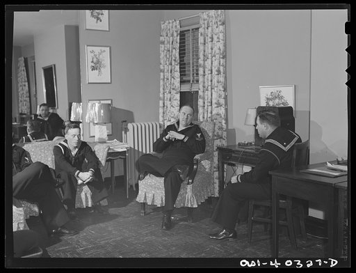 Washington, D.C. In the lounge at the United Nations service center