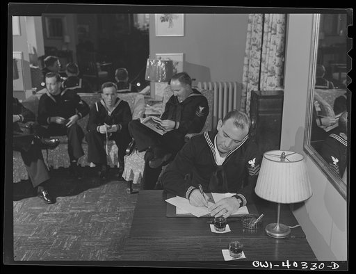 Washington, D.C. In the lounge at the United nations service center