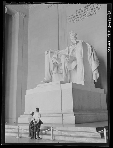 Washington, D.C. Inside the Lincoln memorial