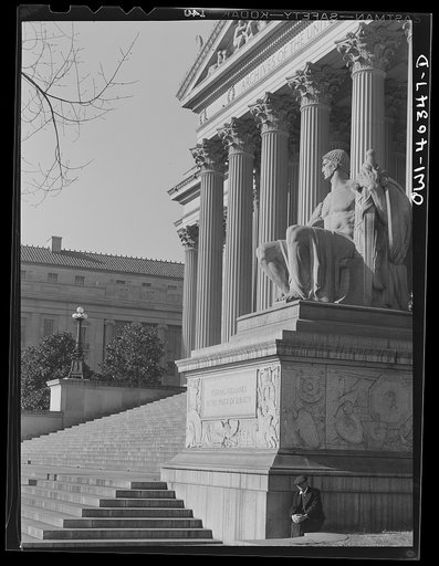 Untitled photo, possibly related to: Washington, D.C. The National Archives building