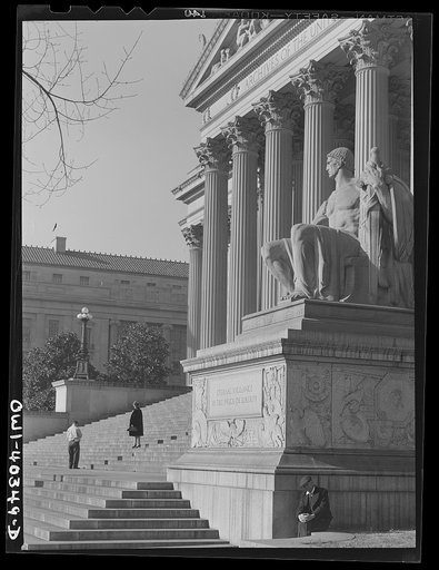 Untitled photo, possibly related to: Washington, D.C. The National Archives building