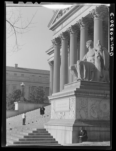 Untitled photo, possibly related to: Washington, D.C. The National Archives building
