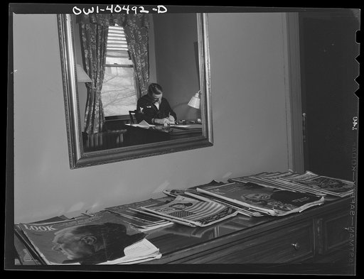 Washington, D.C. There are magazines, writing materials, and soft chairs in the small lounge rooms at the United Nations service center