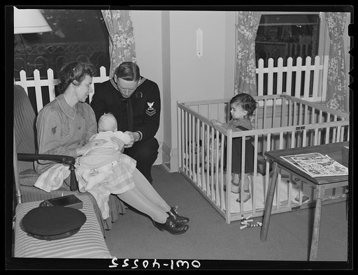 Untitled photo, possibly related to: Washington, D.C. In the nursery at the United Nations service center