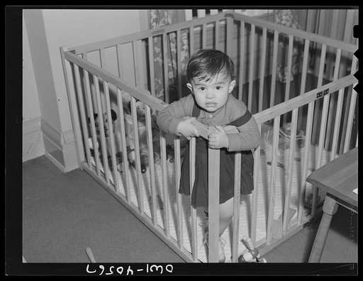 Washington, D.C. In the nursery at the United Nations service center