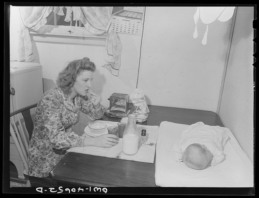 Washington, D.C. Hugh Massman, second class petty officer who is studying in Washington, must leave the house very early, so Lynn has breakfast alone while Joey sleeps on the table