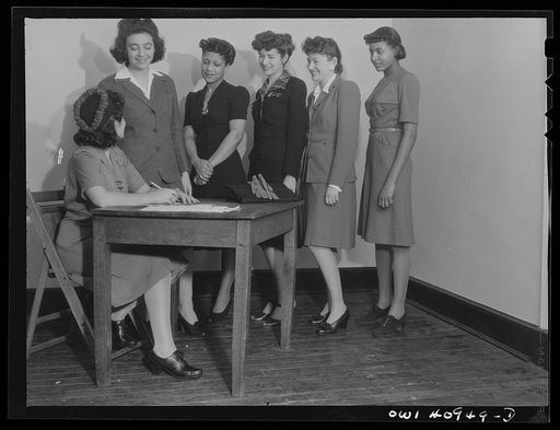 Untitled photo, possibly related to: Washington, D.C. Eleanor Roosevelt acting as a hostess at the opening of the Washington labor canteen, sponsored by the United Federal Workers of American, Congress of Industrial Organizations (CIO)