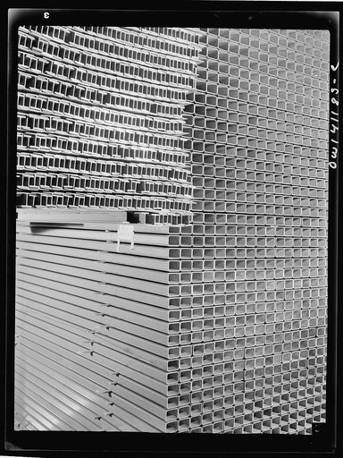 Boeing aircraft plant, Seattle, Washington. Production of B-17 (Flying Fortress) bombing planes. Material for the construction of B-17 (Flying Fortress) bombers