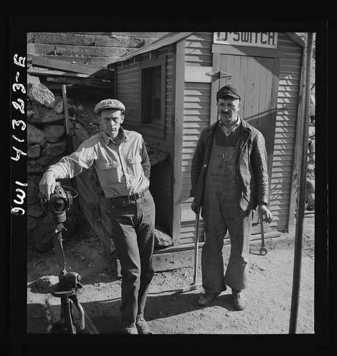 Untitled photo, possibly related to: Bingham Canyon, Utah. Utah Copper Company signalman