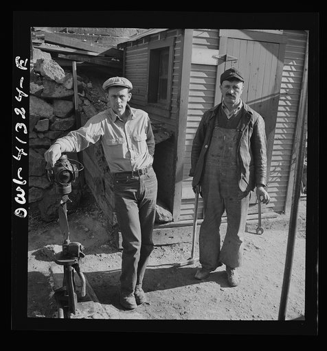 Untitled photo, possibly related to: Bingham Canyon, Utah. Utah Copper Company signalman
